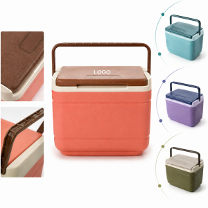 Hard-Sided Thermal Travel Cooler with Integrated Swing Handle